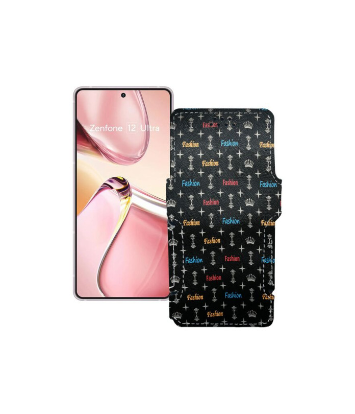 Чохол-книжка з екошкіри для телефону Asus Zenfone 12 Ultra