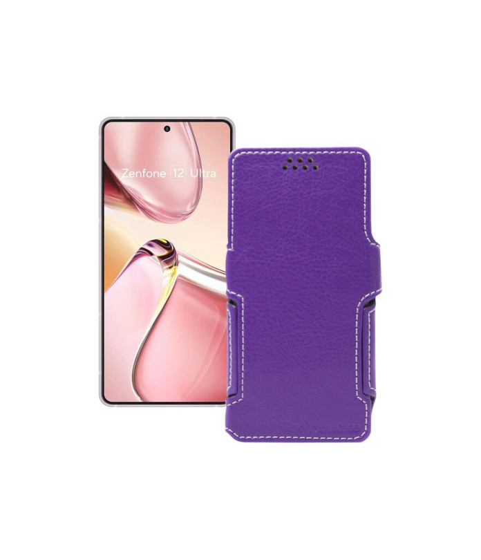 Чохол-книжка з екошкіри для телефону Asus Zenfone 12 Ultra
