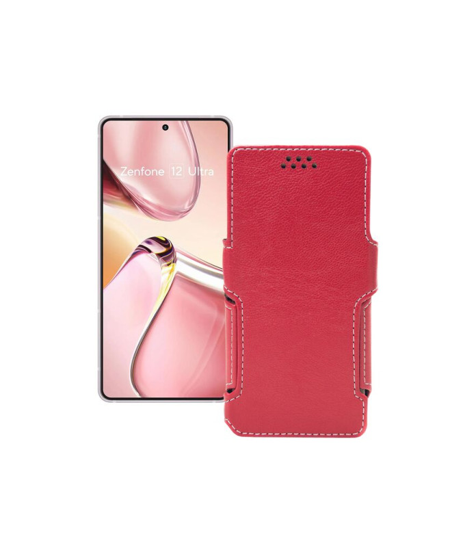 Чохол-книжка з екошкіри для телефону Asus Zenfone 12 Ultra