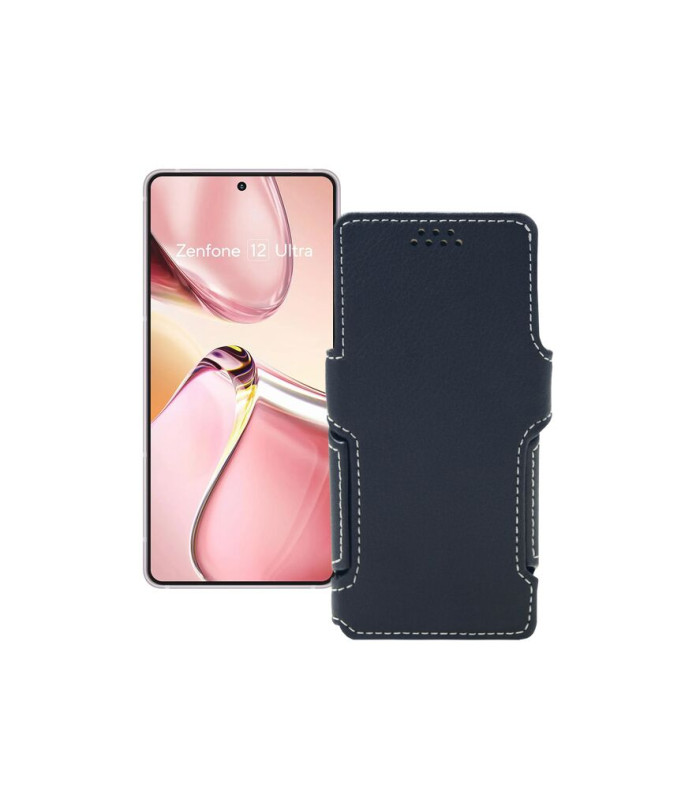 Чохол-книжка з екошкіри для телефону Asus Zenfone 12 Ultra