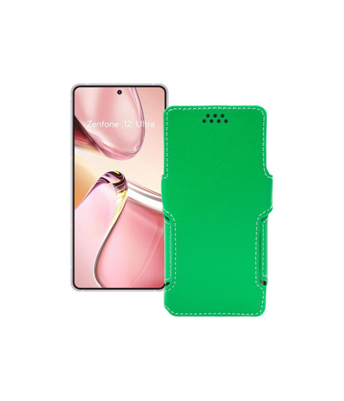 Чохол-книжка з екошкіри для телефону Asus Zenfone 12 Ultra