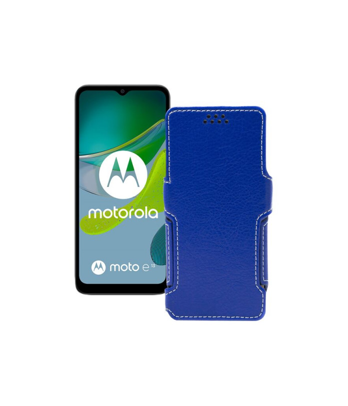 Чохол-книжка з екошкіри для телефону Motorola Moto E13