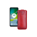 Витяжка з екошкіри для телефону Motorola Moto E13