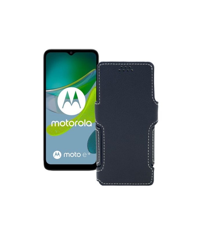 Чохол-книжка з екошкіри для телефону Motorola Moto E13