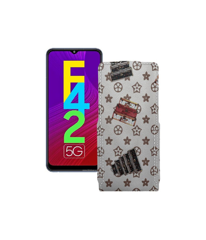 Чохол-флип з екошкіри для телефону Samsung Galaxy F42 5G (E426)