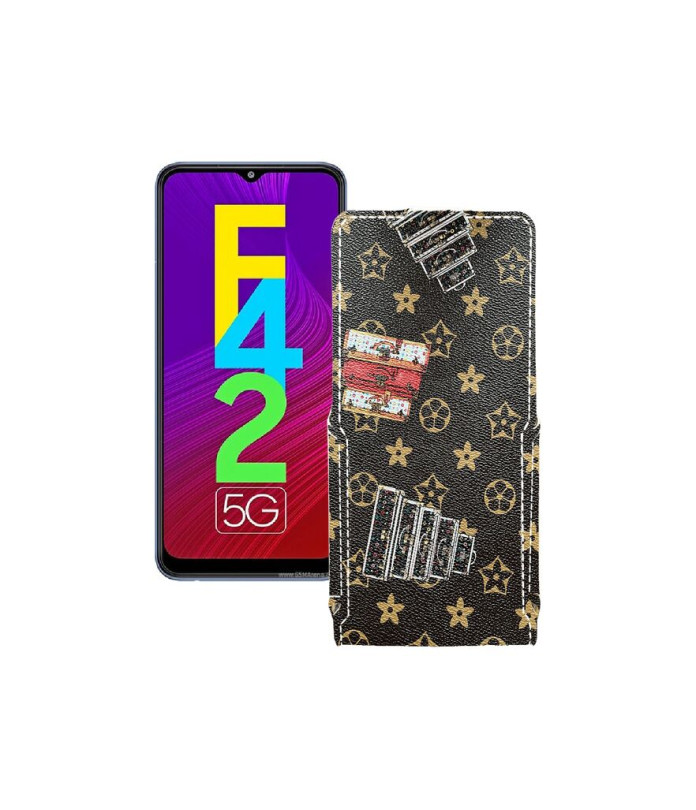 Чохол-флип з екошкіри для телефону Samsung Galaxy F42 5G (E426)