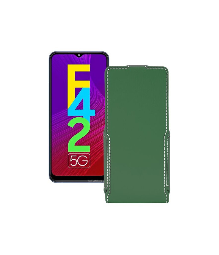 Чохол-флип з екошкіри для телефону Samsung Galaxy F42 5G (E426)