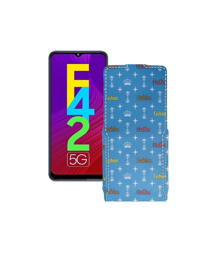 Чохол-флип з екошкіри для телефону Samsung Galaxy F42 5G (E426)