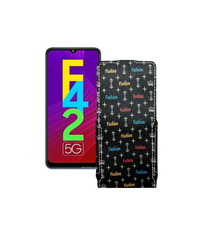 Чохол-флип з екошкіри для телефону Samsung Galaxy F42 5G (E426)