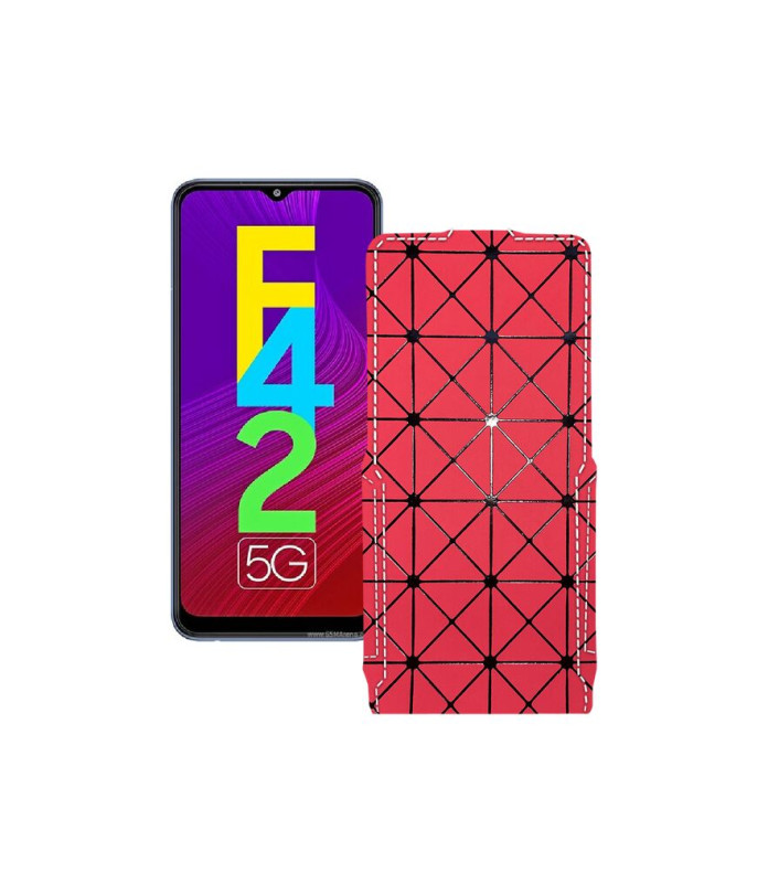 Чохол-флип з екошкіри для телефону Samsung Galaxy F42 5G (E426)