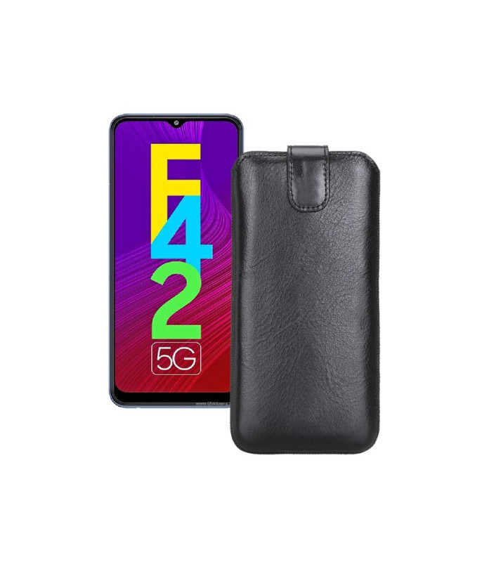 Витяжка з екошкіри для телефону Samsung Galaxy F42 5G (E426)