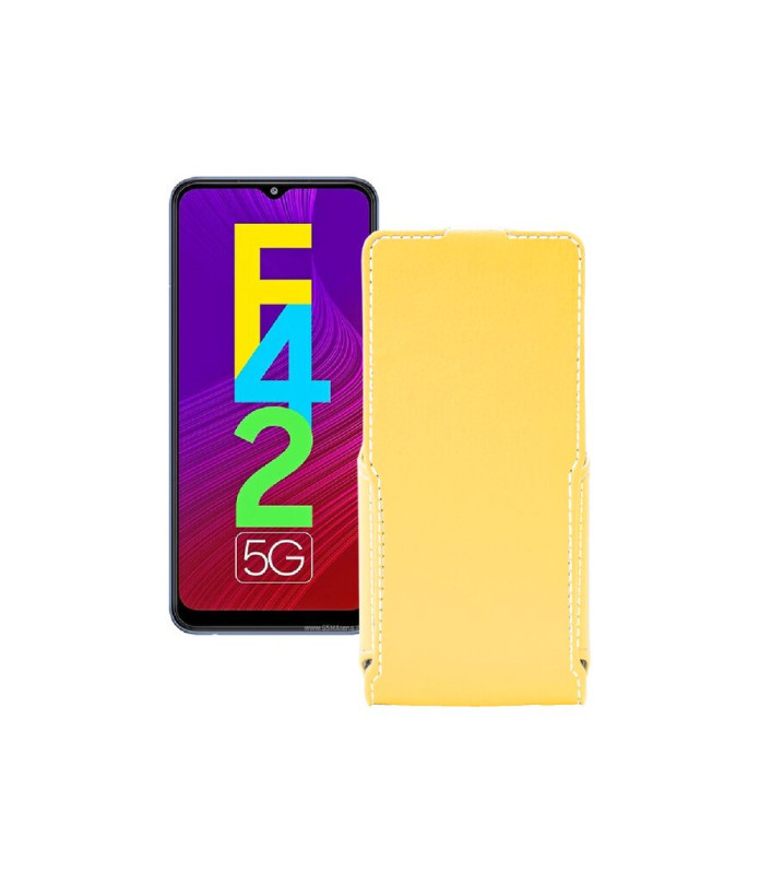 Чохол-флип з екошкіри для телефону Samsung Galaxy F42 5G (E426)