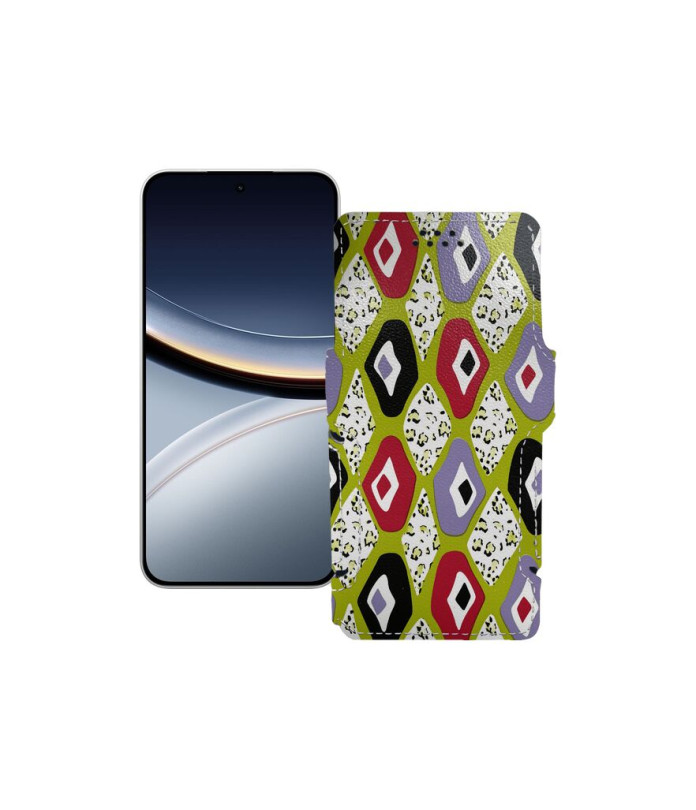 Чохол-книжка з екошкіри для телефону Xiaomi Poco F7