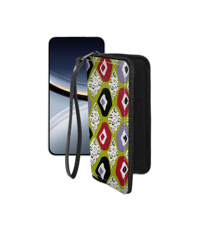 Чохол-гаманець з екошкіри для телефону Xiaomi Poco F7