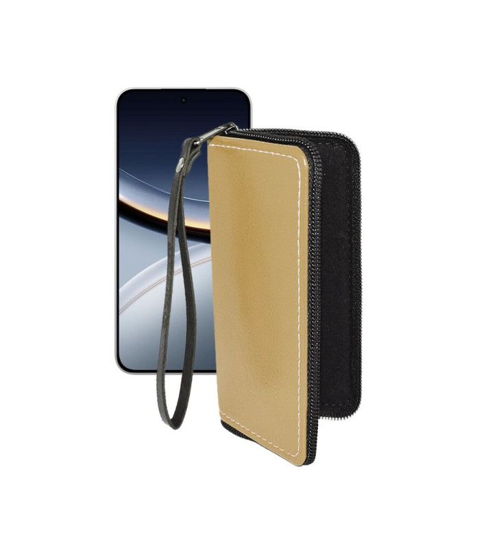 Чохол-гаманець з екошкіри для телефону Xiaomi Poco F7