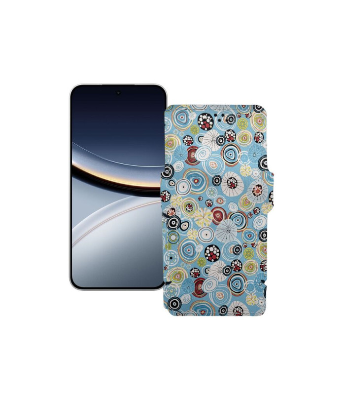 Чохол-книжка з екошкіри для телефону Xiaomi Poco F7