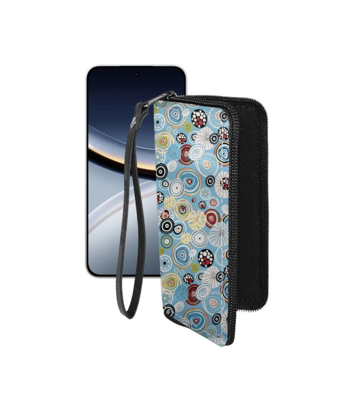 Чохол-гаманець з екошкіри для телефону Xiaomi Poco F7