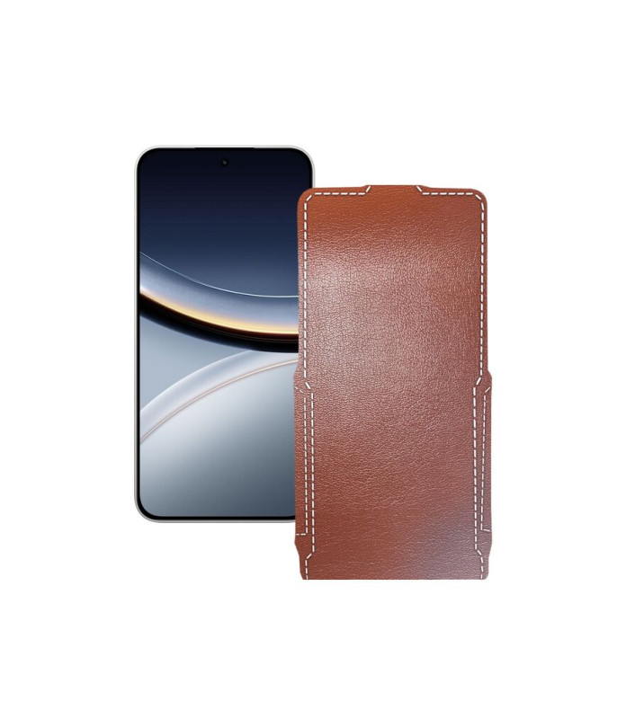 Чохол-флип з екошкіри для телефону Xiaomi Poco F7