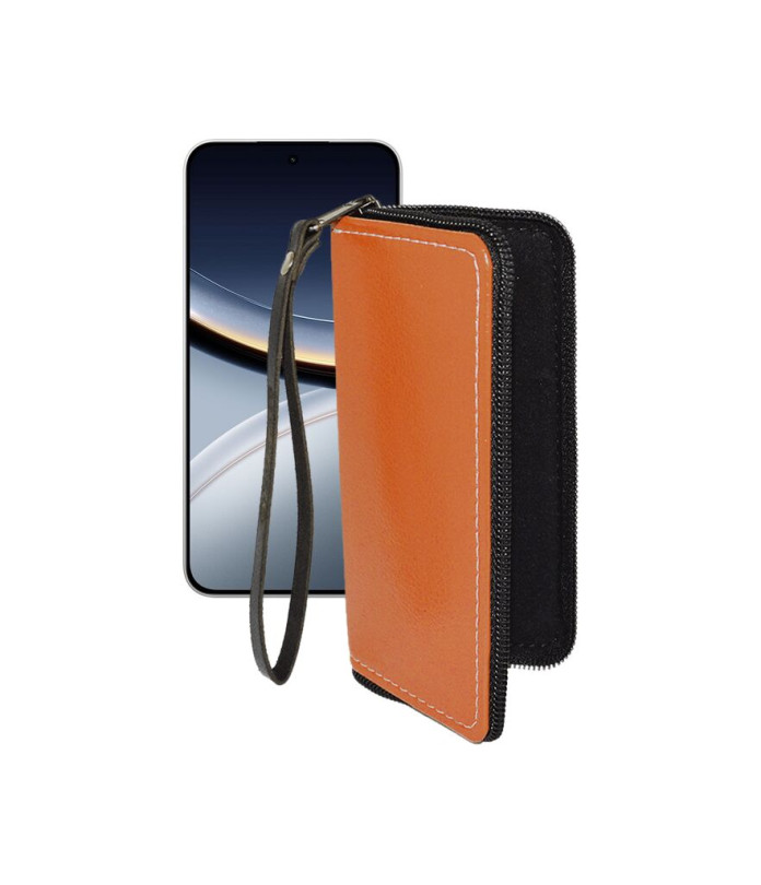 Чохол-гаманець з екошкіри для телефону Xiaomi Poco F7