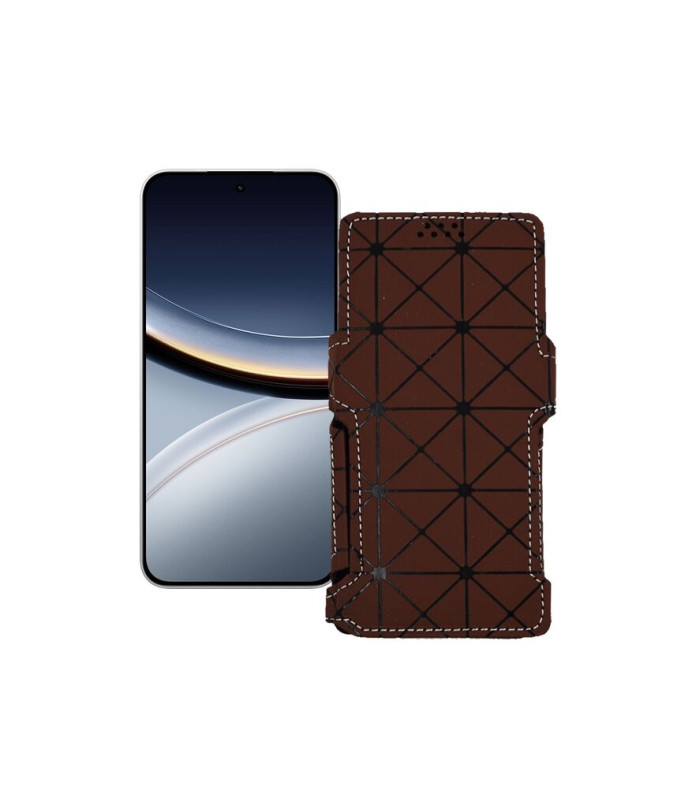 Чохол-книжка з екошкіри для телефону Xiaomi Poco F7