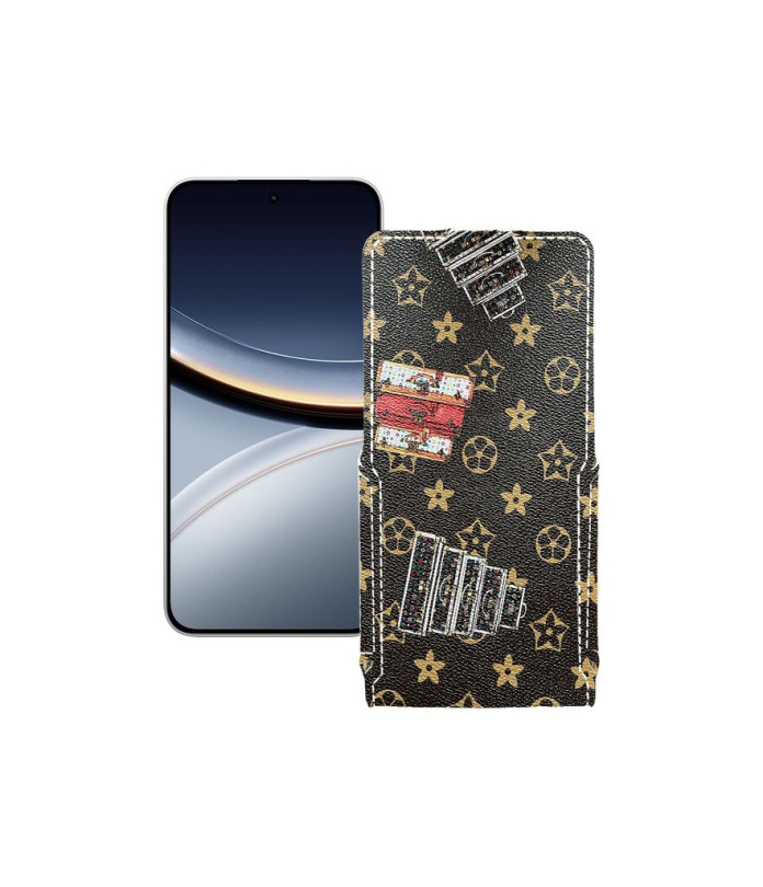 Чохол-флип з екошкіри для телефону Xiaomi Poco F7