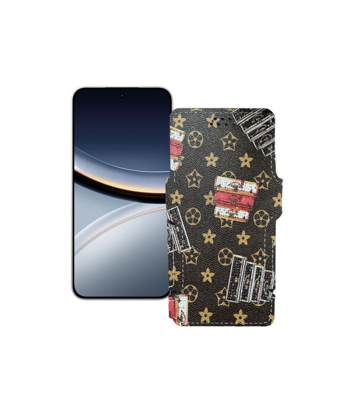 Чохол-книжка з екошкіри для телефону Xiaomi Poco F7