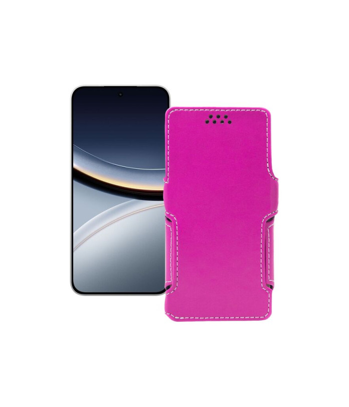 Чохол-книжка з екошкіри для телефону Xiaomi Poco F7