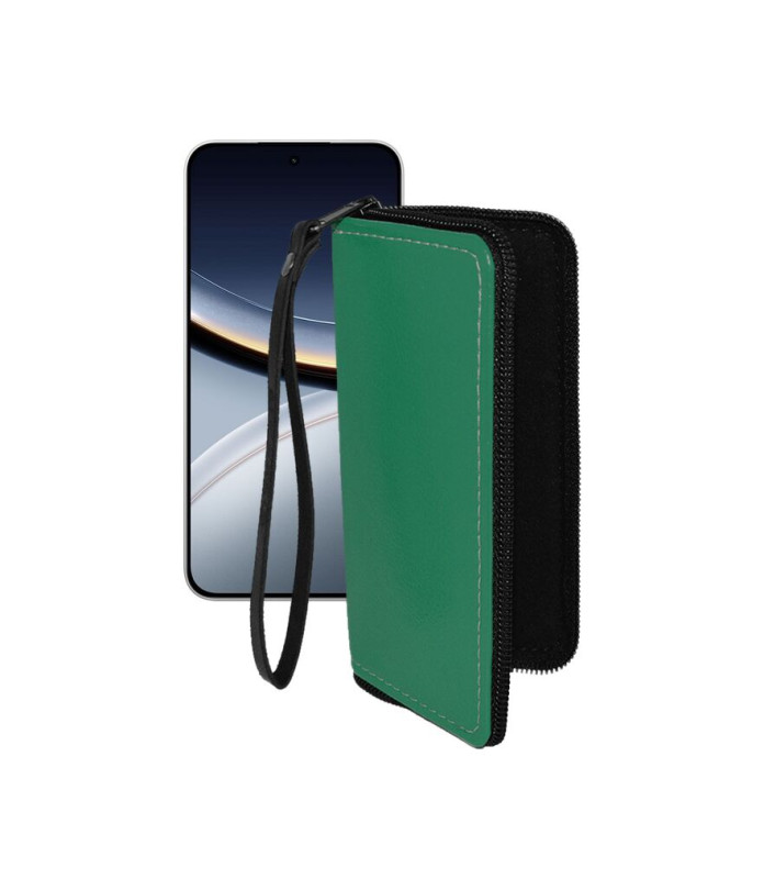 Чохол-гаманець з екошкіри для телефону Xiaomi Poco F7