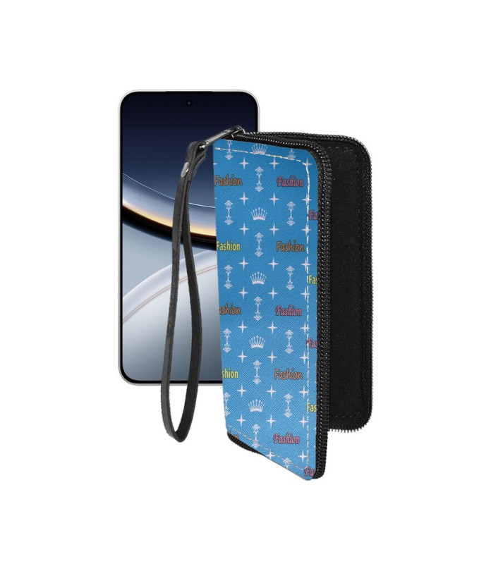 Чохол-гаманець з екошкіри для телефону Xiaomi Poco F7