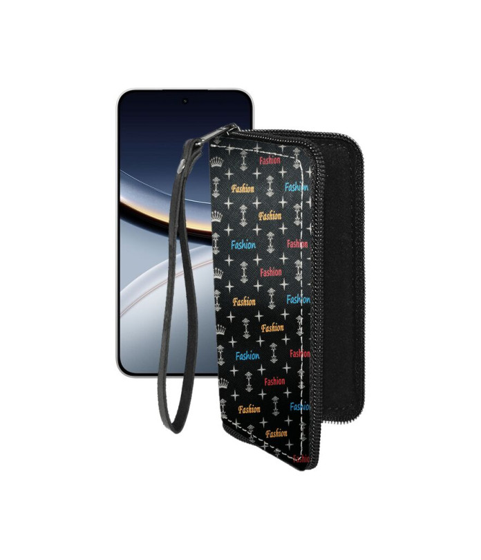 Чохол-гаманець з екошкіри для телефону Xiaomi Poco F7