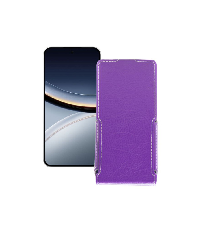 Чохол-флип з екошкіри для телефону Xiaomi Poco F7