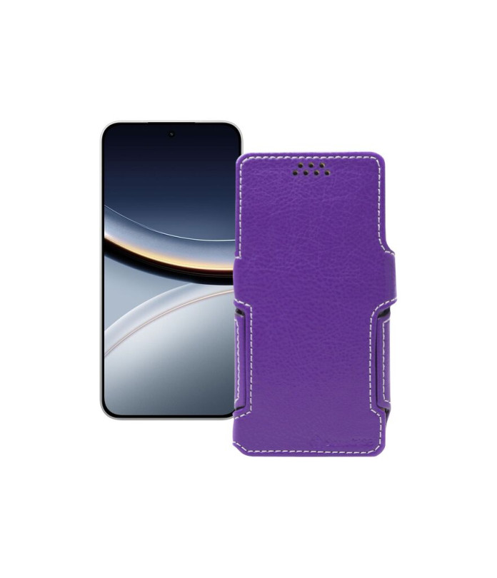 Чохол-книжка з екошкіри для телефону Xiaomi Poco F7