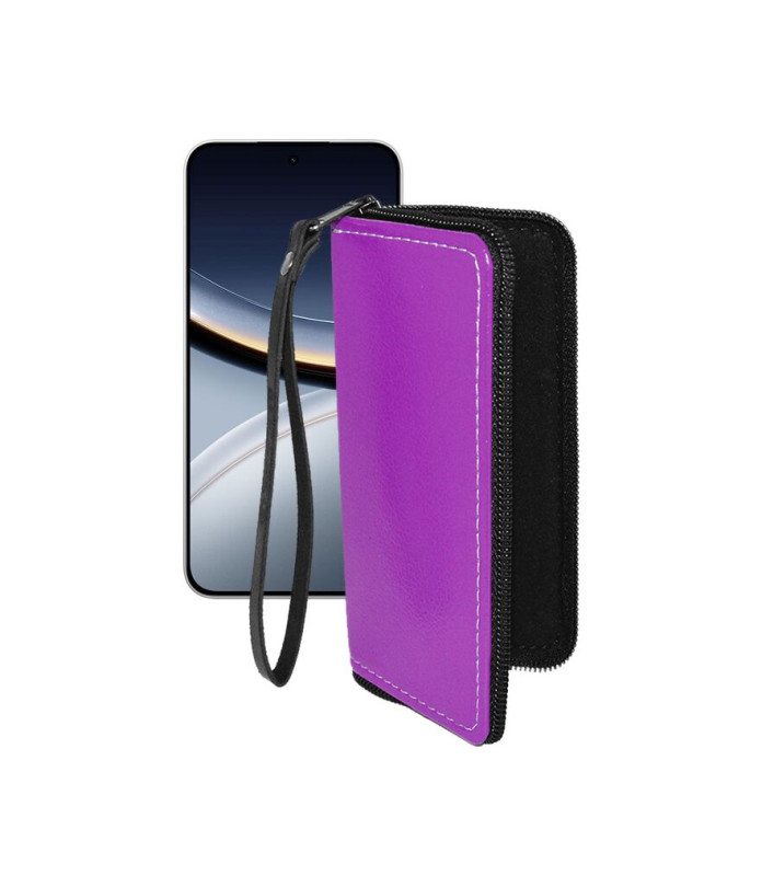 Чохол-гаманець з екошкіри для телефону Xiaomi Poco F7