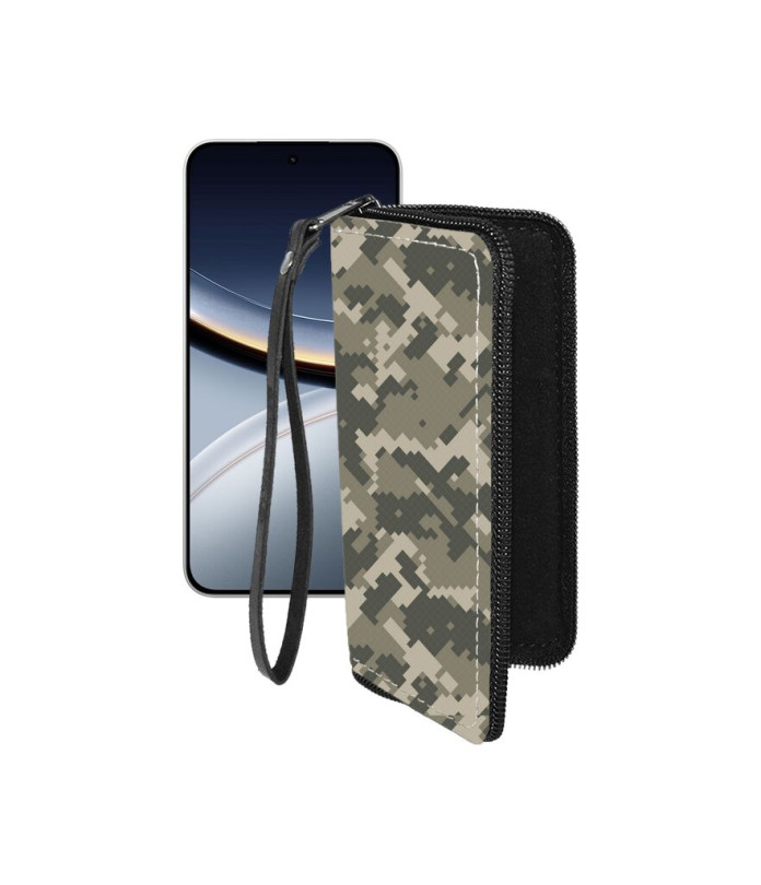 Чохол-гаманець з екошкіри для телефону Xiaomi Poco F7