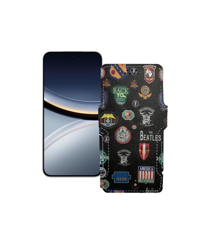 Чохол-книжка з екошкіри для телефону Xiaomi Poco F7