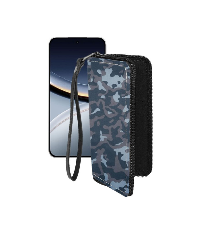 Чохол-гаманець з екошкіри для телефону Xiaomi Poco F7