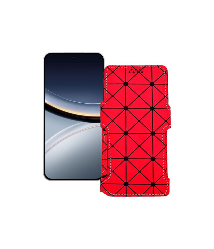 Чохол-книжка з екошкіри для телефону Xiaomi Poco F7