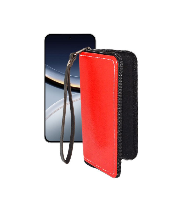 Чохол-гаманець з екошкіри для телефону Xiaomi Poco F7