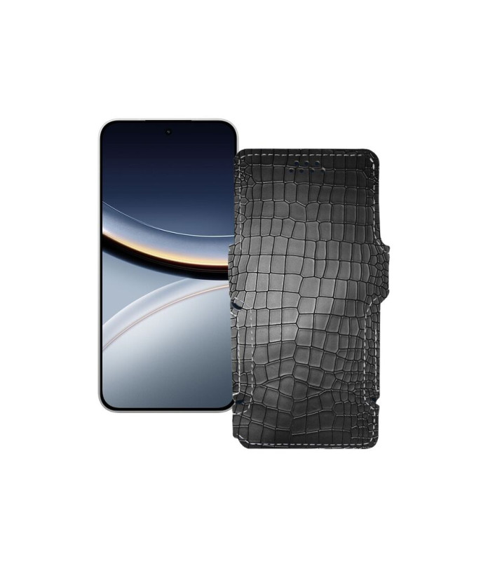 Чохол-книжка з екошкіри для телефону Xiaomi Poco F7