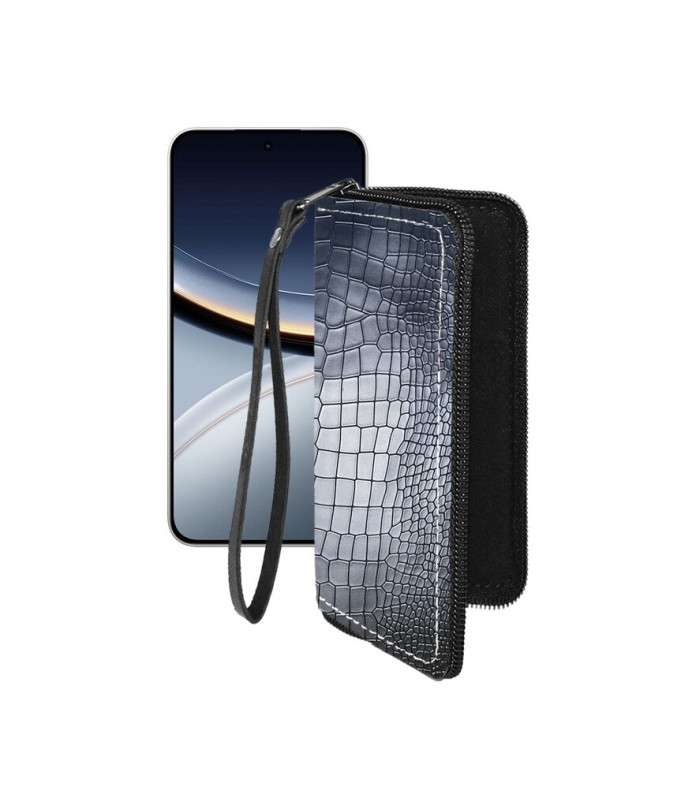 Чохол-гаманець з екошкіри для телефону Xiaomi Poco F7