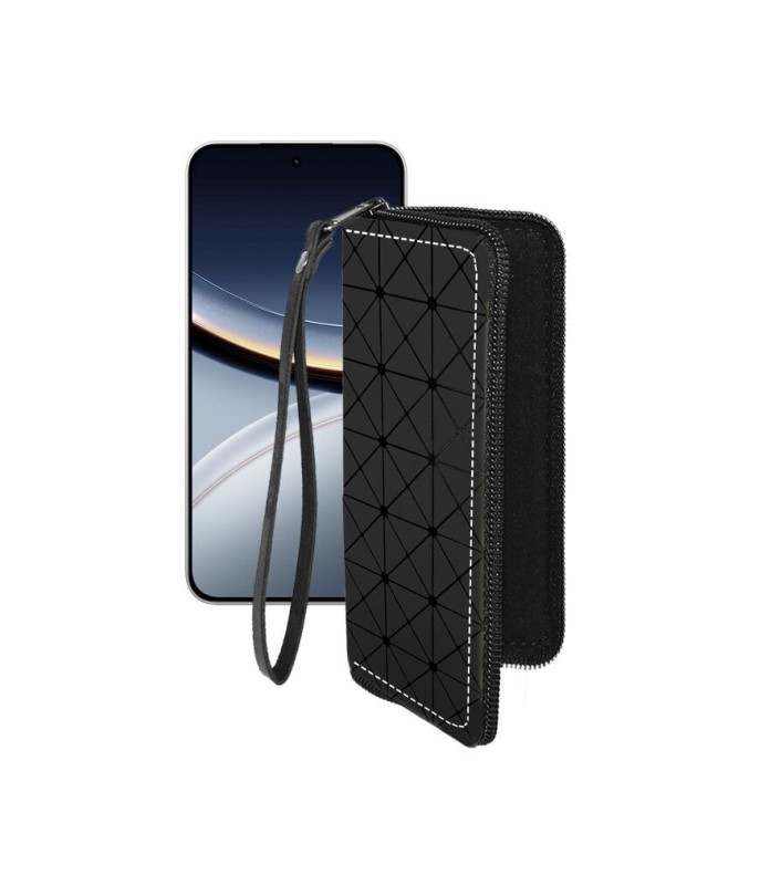 Чохол-гаманець з екошкіри для телефону Xiaomi Poco F7