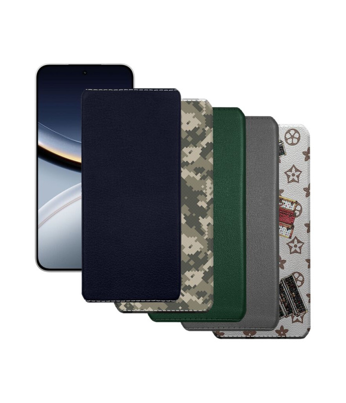 Накладка з екошкіри для телефону Xiaomi Poco F7