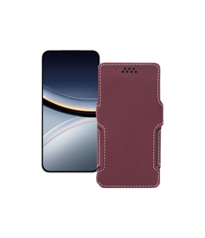 Чохол-книжка з екошкіри для телефону Xiaomi Poco F7