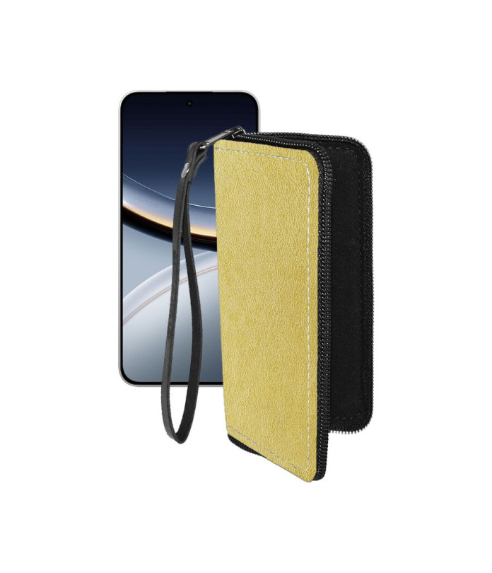 Чохол-гаманець з екошкіри для телефону Xiaomi Poco F7