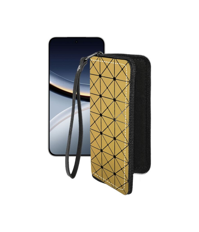 Чохол-гаманець з екошкіри для телефону Xiaomi Poco F7