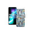Чохол-книжка з екошкіри для телефону Xiaomi Poco M6 (5G)