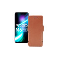 Чохол-книжка з екошкіри для телефону Xiaomi Poco M6 (5G)