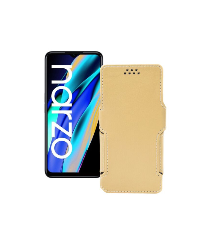 Чохол-книжка з екошкіри для телефону Realme Narzo 50a Prime