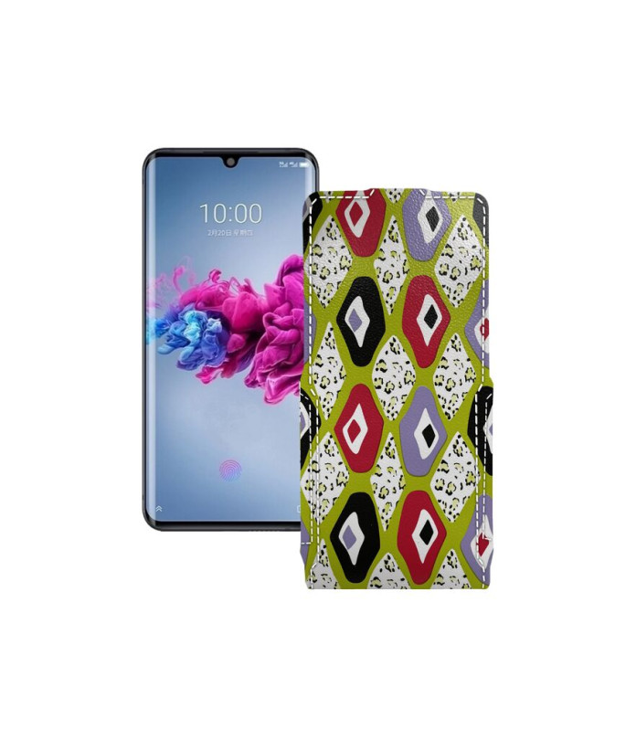 Чохол-флип з екошкіри для телефону ZTE Axon 11 5G
