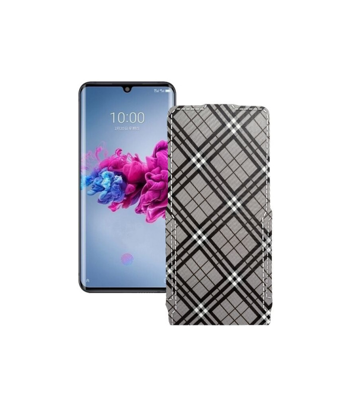 Чохол-флип з екошкіри для телефону ZTE Axon 11 5G